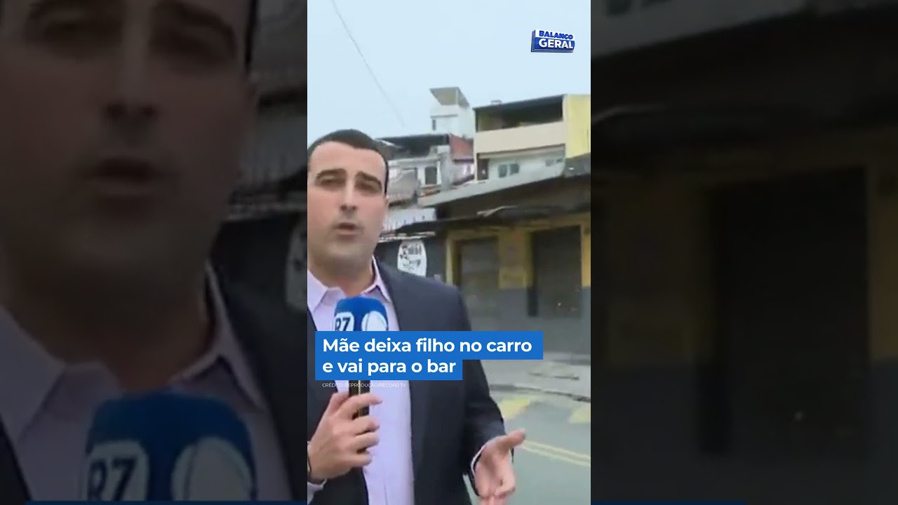 Mãe deixa filho no carro e vai para o bar curtir a noite #Shorts