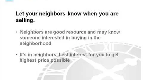Home Selling and Neighbors by Karen Otto from Plan...