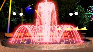 Визуализация фонтана в Детстком парке Хабаровска