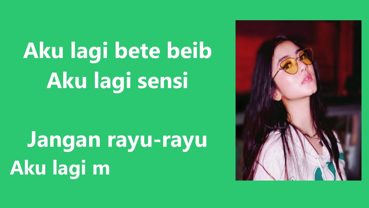 Karaoke Ghea Youbi Gak Ada Waktu Beib Lirik Youtube