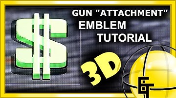 Black Ops 2 - 3D Emblem Tutorial - Money Sign