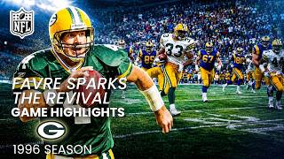 Brett Favre and the 1996 Packers Fight Back | Super Bowl Champions - 1996 Green Bay Packers