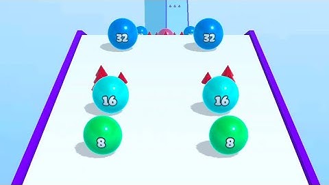 Ball Merge 2048 🟥 Walkthrough Gameplay 🟢 All Levels Android iOS Mobile Game 🔥 Level 36-38