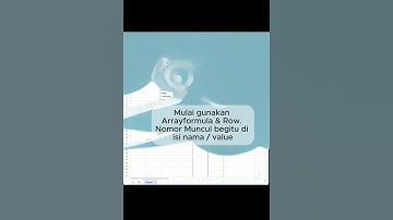 Belajar bikin nomor urut otomatis di Google Sheets pakai rumus ARRAYFORMULA + ROW! #googlesheets
