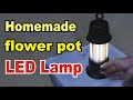 how to make rechargeable  led  strip night lamp from pvc
