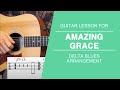 Amazing Grace - Delta Blues - Guitar Lesson - Beginner