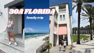30A FLORIDA VLOG: Family vacation, Airbnb tour, Rosemary Beach, Seaside, places to eat, shop & more!