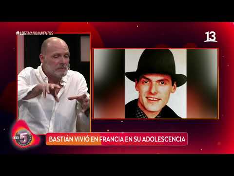 Bastián Bodenhofer: Su infancia y adolescencia en Francia. Los 5 Mandamientos, Canal 13.