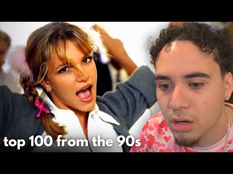 06' kid reacts to the top 100 songs from the 90s!
