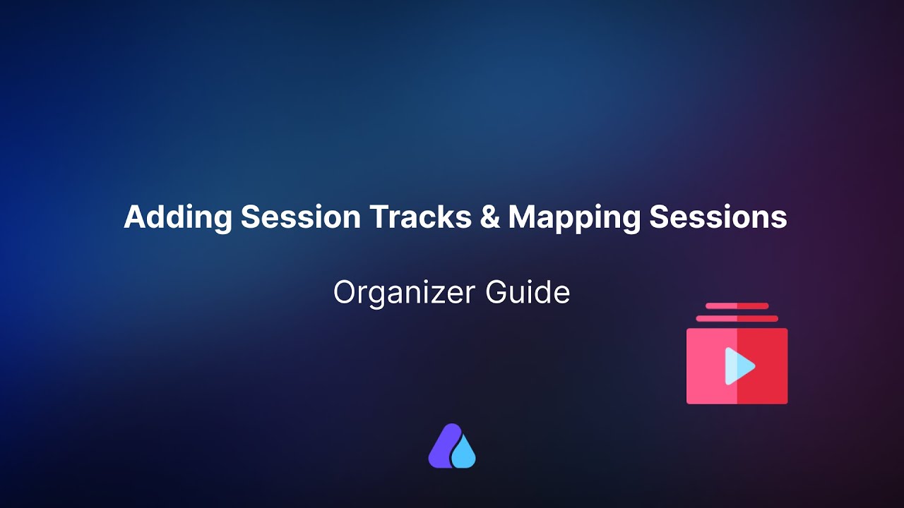 Add or update session tracks & map sessions | December 2023 #airmeet # ...
