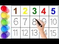 123 Number Counting | 1234 Number Names | 1 To 15 Numbers | 123 learning for kids | Counting Numbers