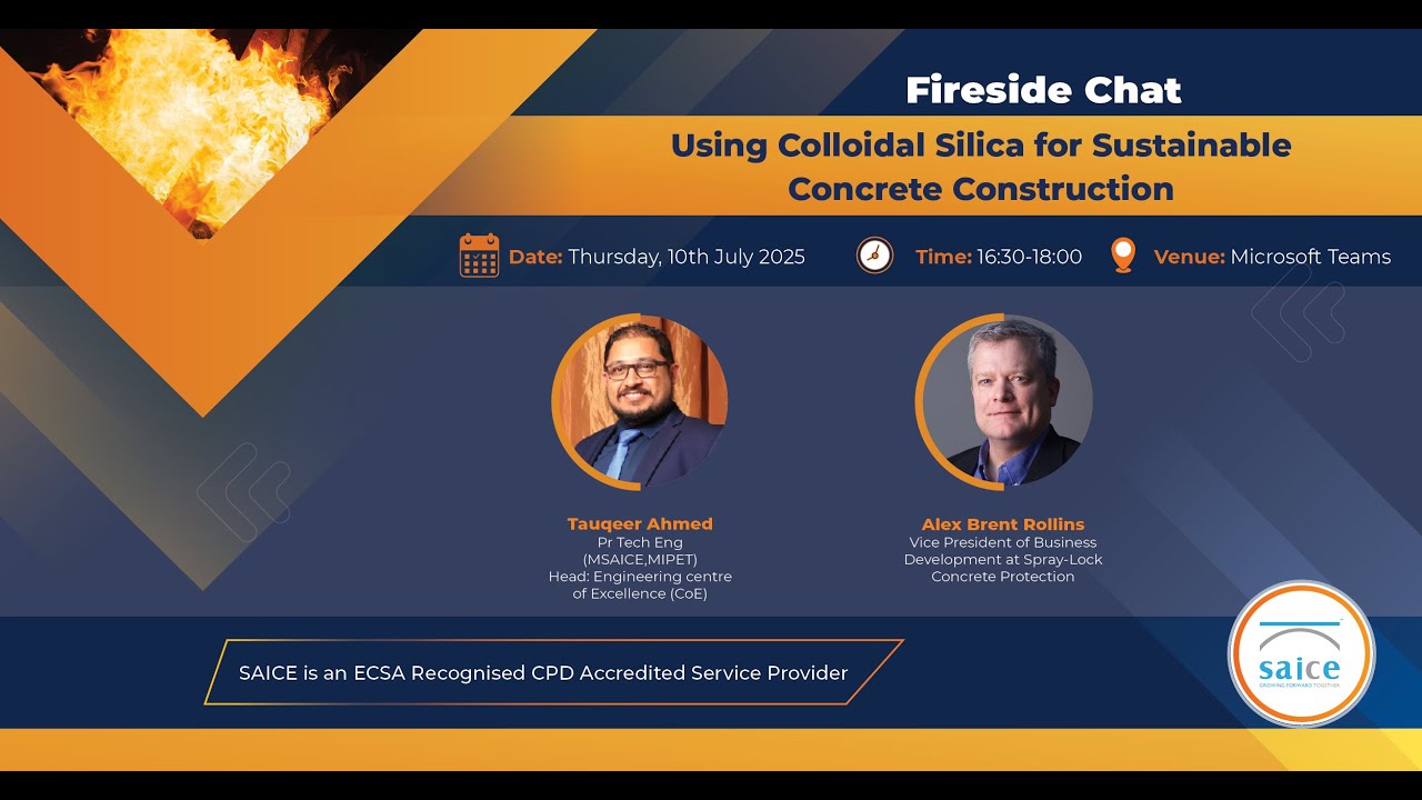 SAICE Fireside Chat #13 | Using Colloidal Silica for Sustainable ...