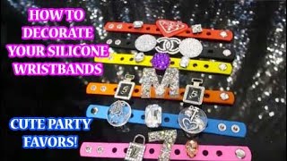 Crocs Charm Bracelet- How To Add Charms To Your Silicone Wristband- Great Party Favors
