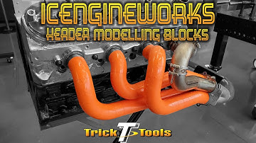 Icengineworks Header Modeling Blocks, Exhaust Mockup Tools - Trick-Tools.com