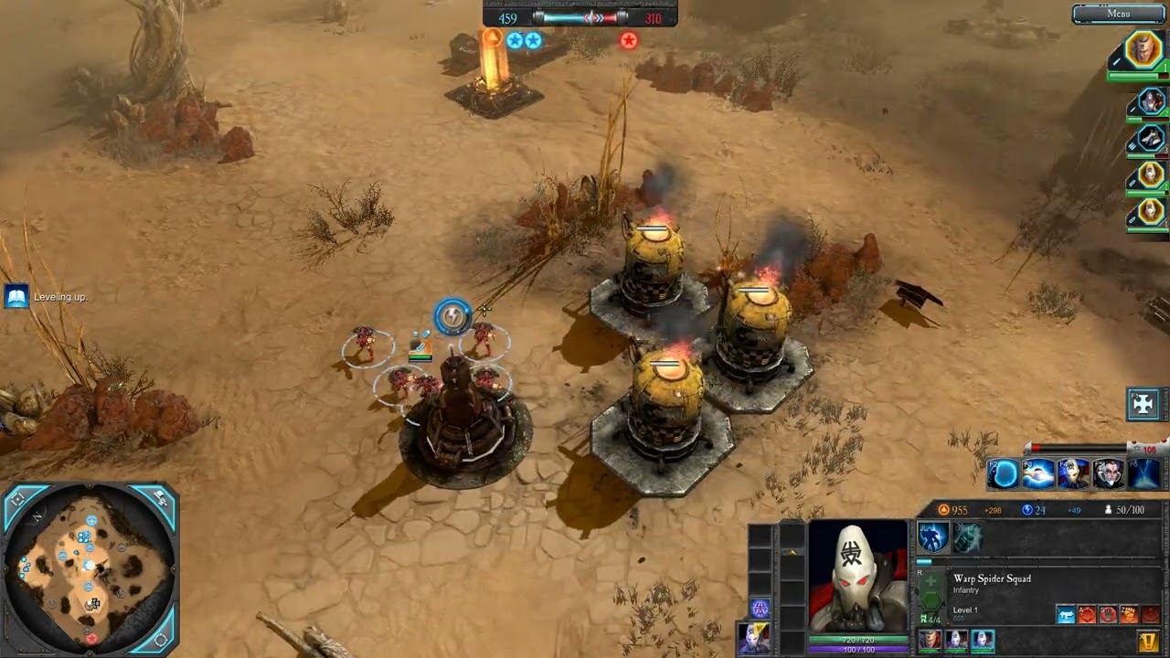 Warhammer 40000  Dawn of War II Eldar vs Orks