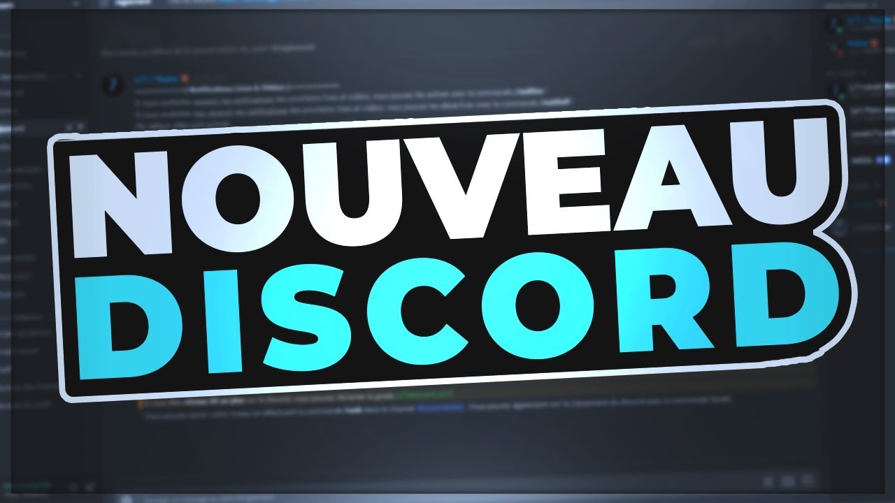 MON NOUVEAU DISCORD ! - YouTube