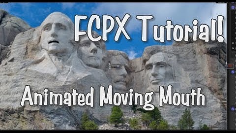 FCPX Tutorial - Animated Moving Mouth - NO PLUGIN REQUIRED!