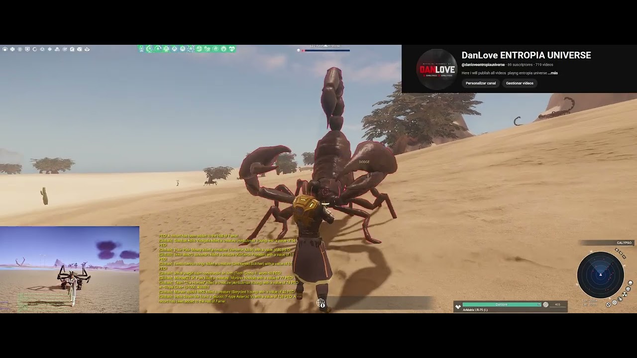 Entropia Universe Rextelum Weak 5 Globals