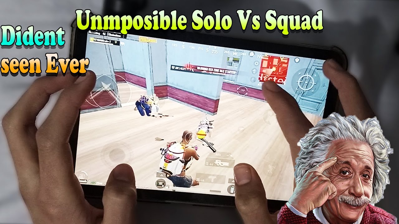 impossible Solo Vs Squad Didn't Seen ever PUBG Mobile - YouTube