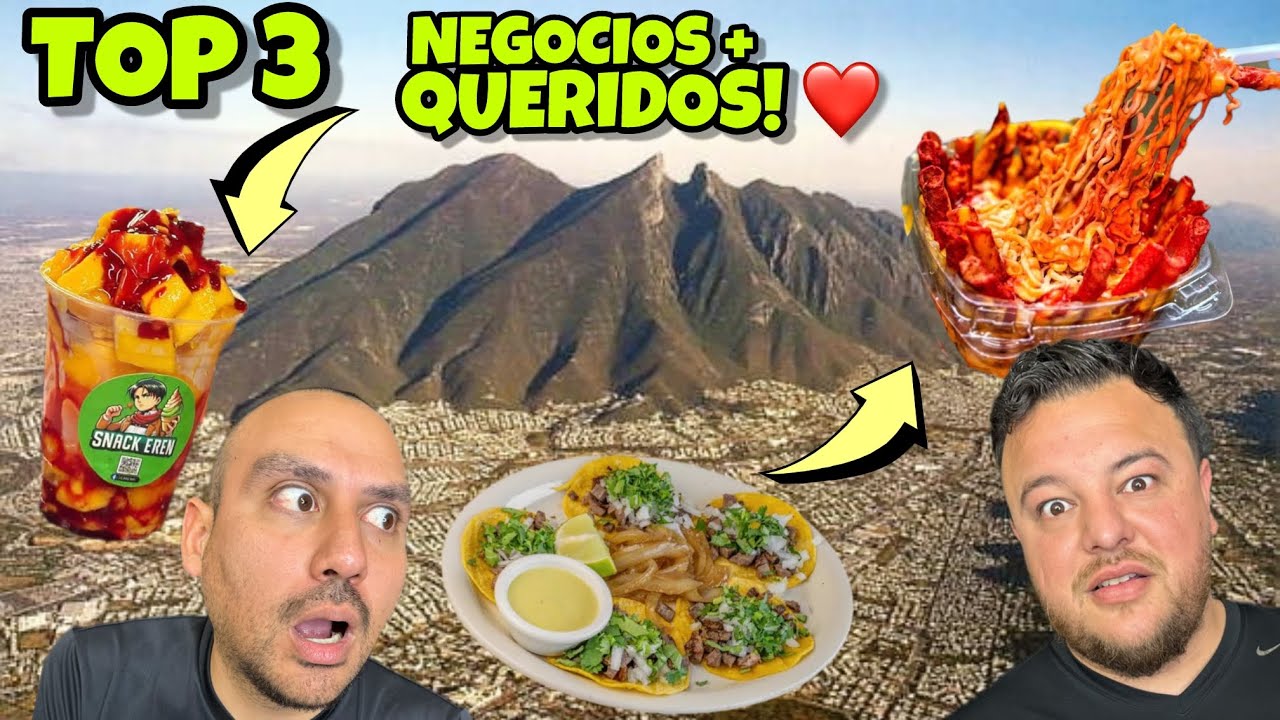 Encontramos Los 3 negocios de comida MAS queridos por su Gente