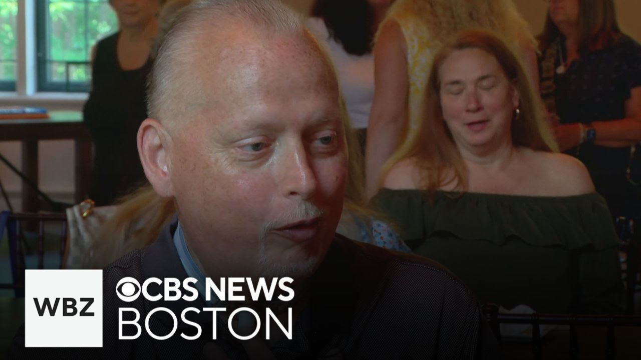 Massachusetts man returns home after larynx transplant