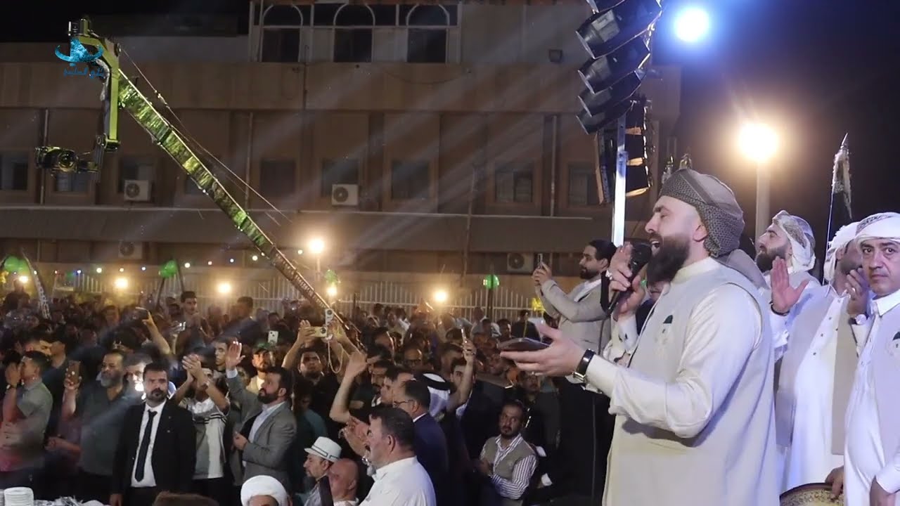 احتفال المولد النبوي في بغداد | أداء المبدع حسن عبد الكريم | كلمات هاني الشاعر أبو مصطفى