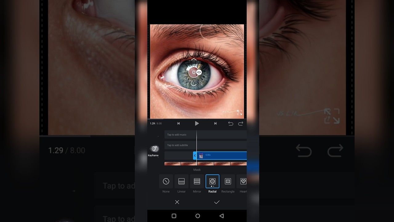 Eye Zoom effect - Vn Video Editor Tutorial 
