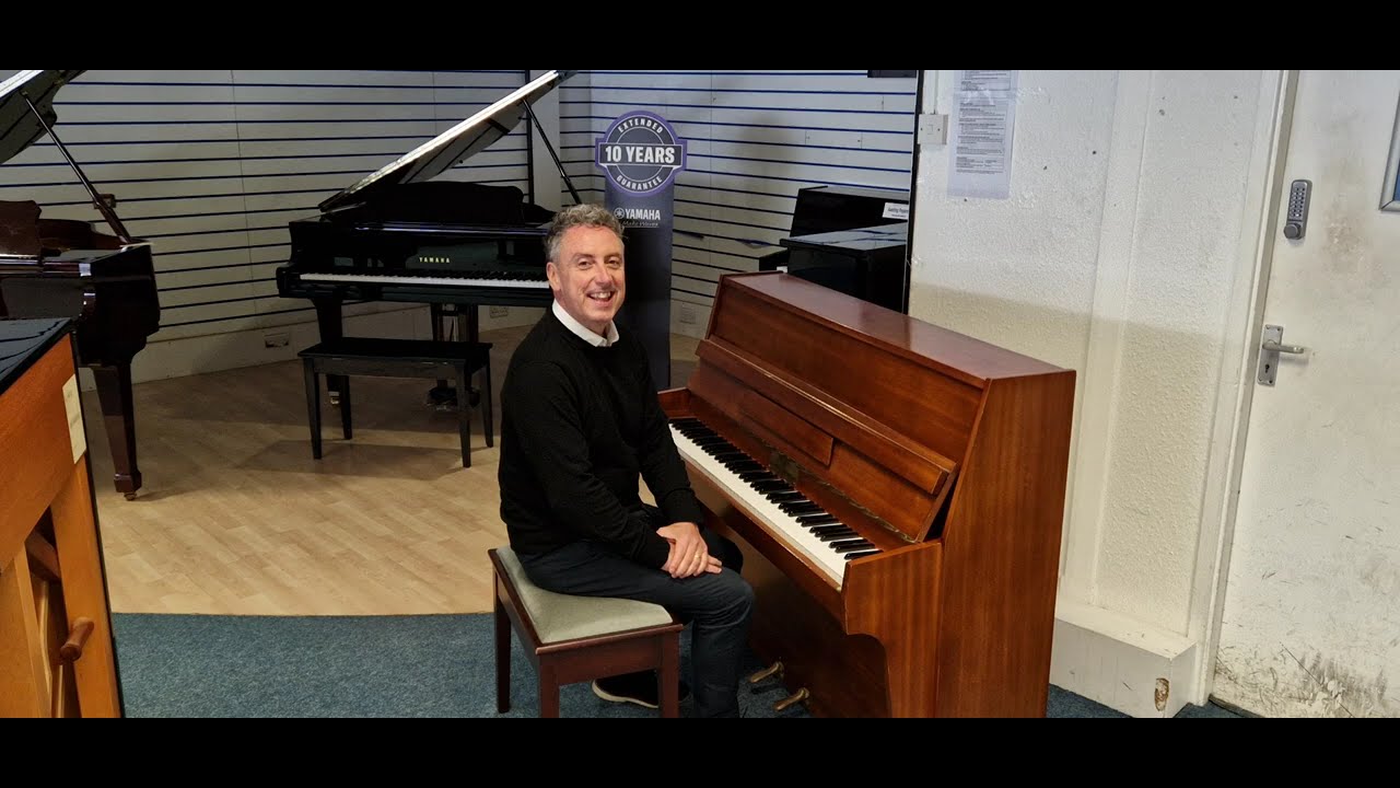 Secondhand John Broadwood & Sons 109 Upright Piano Demonstration & Review by Graham Blackledge