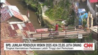 BPS: Jumlah Penduduk Miskin 2025 Ada 23,85 Juta Orang