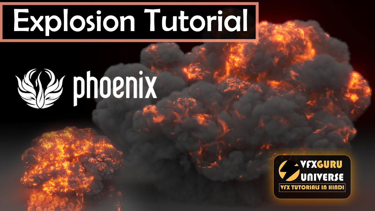 3ds Max Explosion Tutorial / Phoenix Fd Tutorial In Hindi Urdu. - YouTube