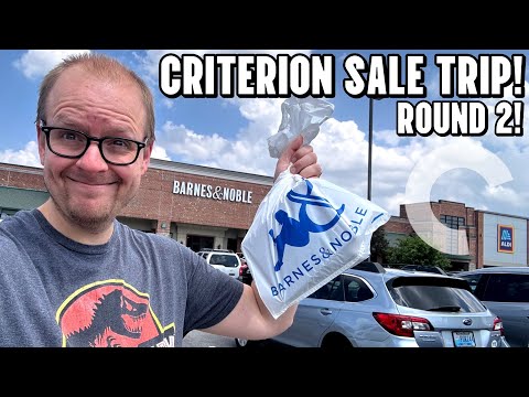 Another Barnes And Noble 50% Off CRITERION Sale Trip!