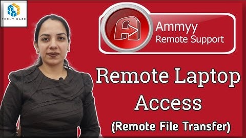 Ammyy Admin:- Remote laptop access | how can we access the laptop remotely | pc to pc file transfer