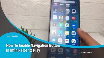 How To Enable Navigation Bar In Infinix Hot 12 Play | Back Button Settings