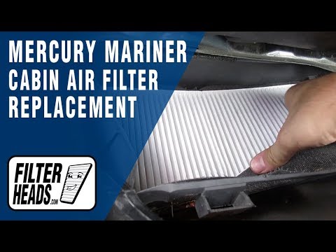 How to Replace Cabin Air Filter 2010 Mercury Mariner