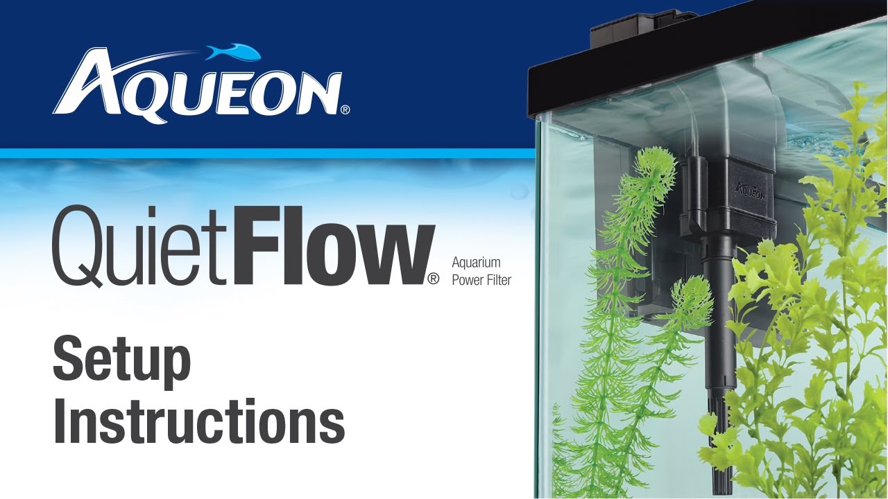 Aqueon | QuietFlow - Power Filter: Set Up Instructions - YouTube