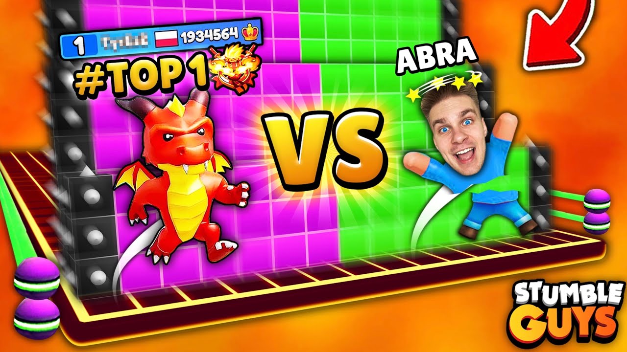 WIELKI REWANŻ! ⚠️ TOP #1 GRACZ w POLSCE vs ABRA 🇵🇱🏆 *ŻAŁOWAŁEM* w Stumble Guys! 🤦‍♂️