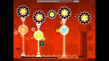 Geometry Dash Blast Processing Level 17 All Coins