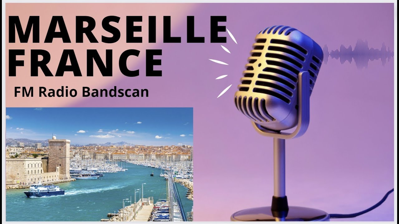 Marseille, France FM Radio broadcast band scan