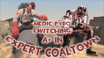 TF2 - MvM: Medic/Pyro switching in Expert Coaltown [1st Commentary]