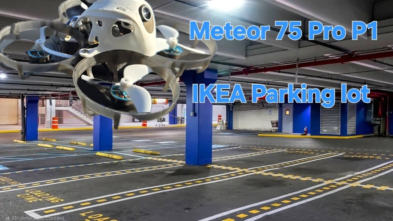 Cruising low in Ikea parking lot! #fpv #drone #betafpv #meteor75pro #p1