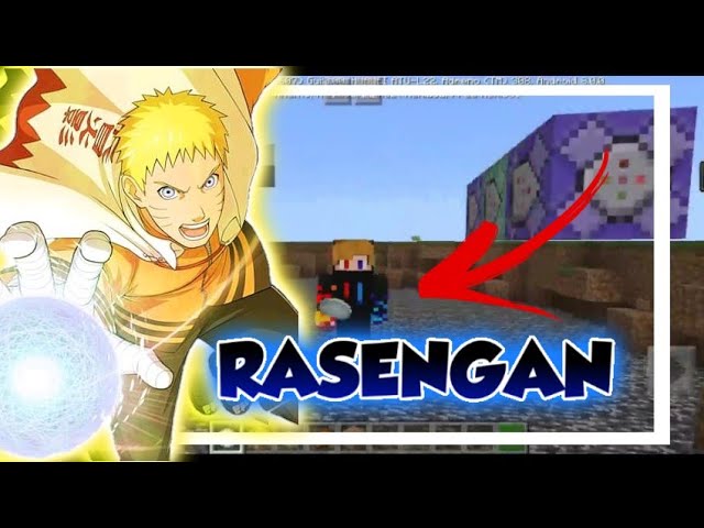 MCPE/MCBE Naruto] Naruto Command Tutorial《Rasengan V2》 