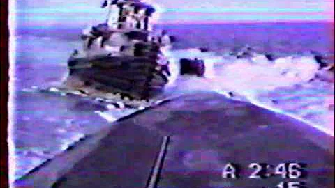 Sub sinks a tug boat (there goes the mail)