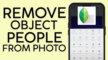How to Remove Object or People from a Photo on iPhone | Snapseed Remove Object from Photo (2023)