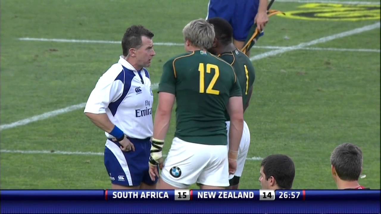 Tendai "Beast" Mtawarira calls Nigel Owens "Mr. Ref"