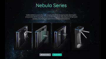 Daosafe Nebula Series Turnstile Gate Demo