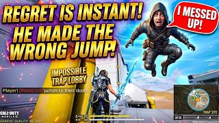Regret Was Instant 😭 He Made the Wrong Jump! | COD Mobile BR Gameplay
