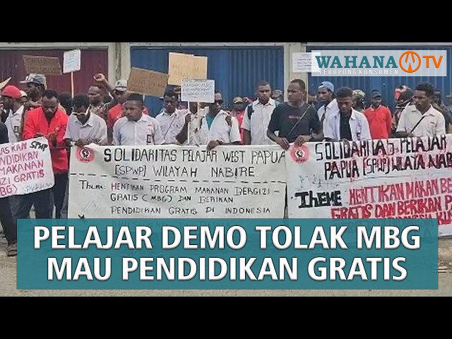 Ratusan Pelajar Nabire Demo Tolak MBG, Desak Alokasi Pendidikan Gratis | Wahana Terkini