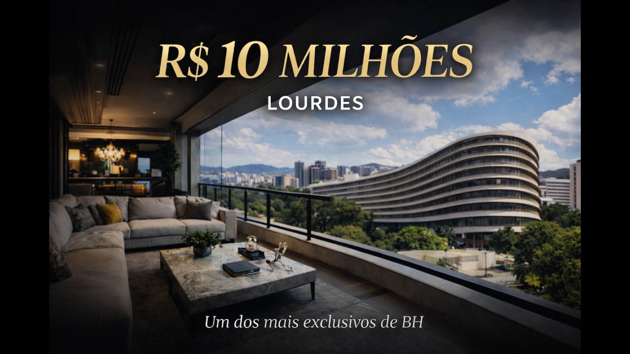 O que R$ 10 MILHÕES compram em Lourdes? Um dos apartamentos mais exclusivos de Belo Horizonte
