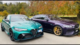 Обзор Alfa Romeo Giulia GTAm. Это или Jaguar XE Project 8?