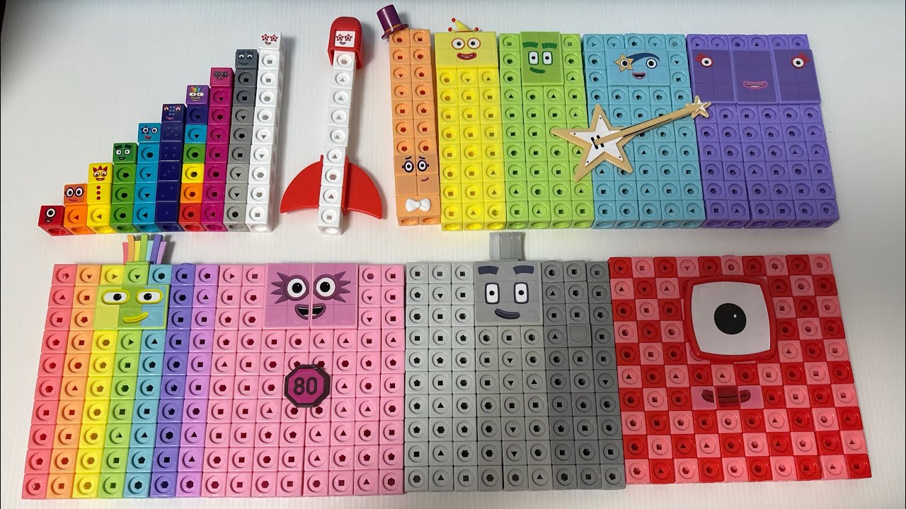 Numberblocks 0-100 learning counting 1-100 Numberblocks Heroes